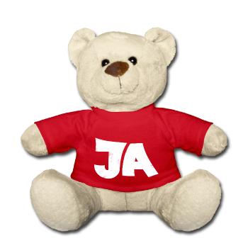 YES - Teddy Bear - red - Front