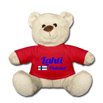 Lahti, Finlande - Imprimés élégants - Nounours - rouge - Devant