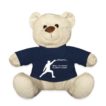 Fechten - Weil ich meine Florett Liebe! - Teddy - French Navy - Vorne