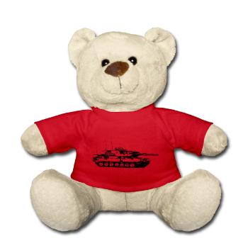 Panzer Tank - Teddy - Rot - Vorne