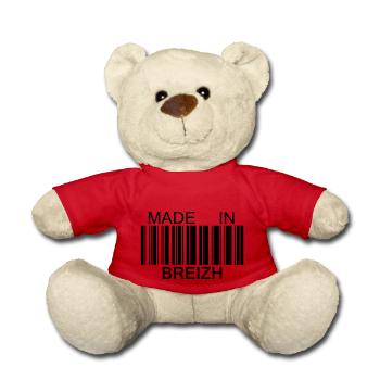 Made in Breizh Bretagne - Nounours - rouge - Devant
