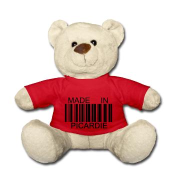 Made in Picardie - Nounours - rouge - Devant