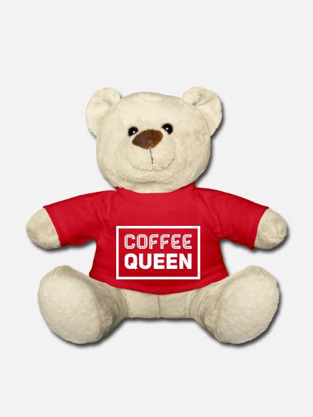 Kaffe Spruch - Teddy - Rot
