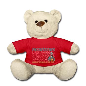Ingénierie Parce que Scince est trop facile - Nounours - rouge - Devant