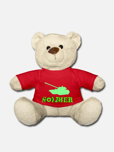 panzer soldat - Teddy - Rot