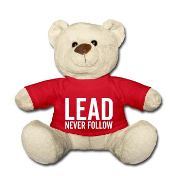 Führen Sie niemals folgen - Teddy - Rot - Vorne