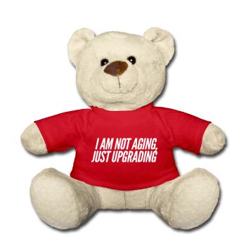60. Geburtstag Geschenkidee - Teddy - Rot - Vorne