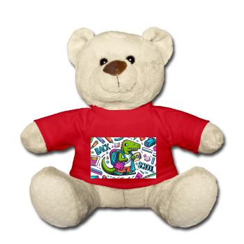 Back to school - Teddy Bear - red - Front