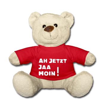 Ah jetzt jaa Moin - Teddy - Rot - Vorne