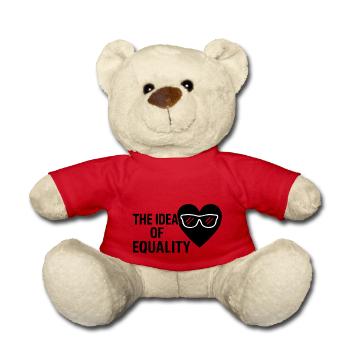 Love the idea of equality - Teddy - Rot - Vorne