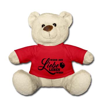 Wenn aus Liebe Leben wird - Teddy - Rot - Vorne
