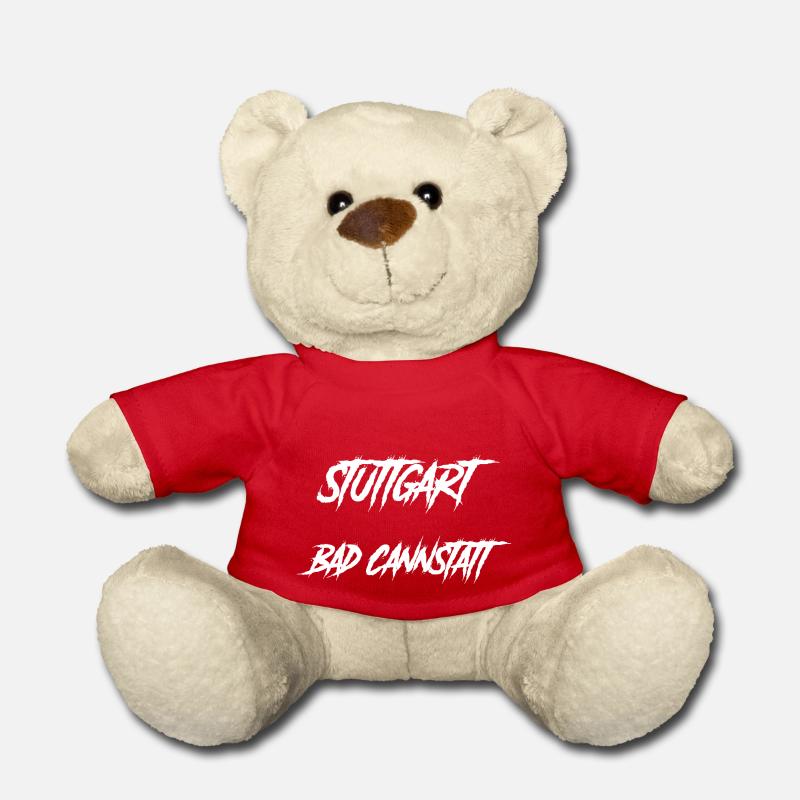 Stuttgart Bad Cannstatt Tshirt - Teddy - Rot