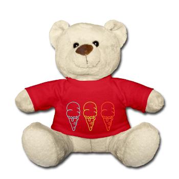 Glace Glace 3 - Nounours - rouge - Devant