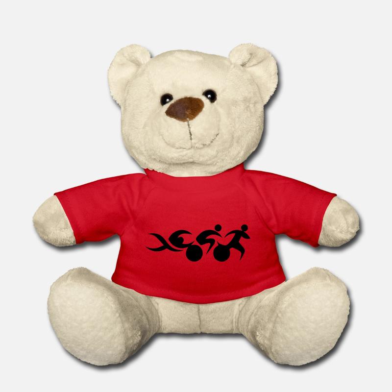 Triathlon - Teddy Bear - red