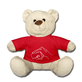 Poing de la main - Nounours - rouge - Devant