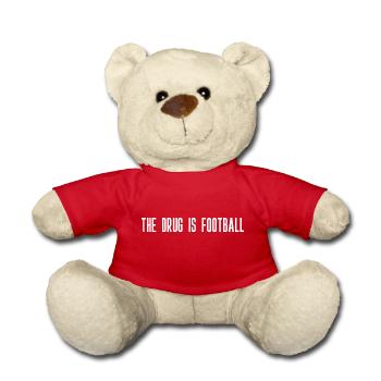 Die Droge ist Fußball - Teddy - Rot - Vorne