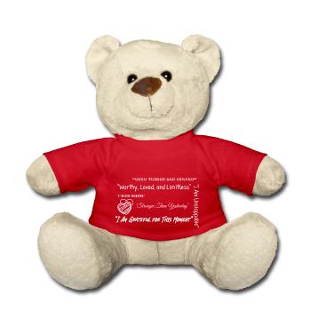 Affirmation Energy - Teddy Bear - red - Front