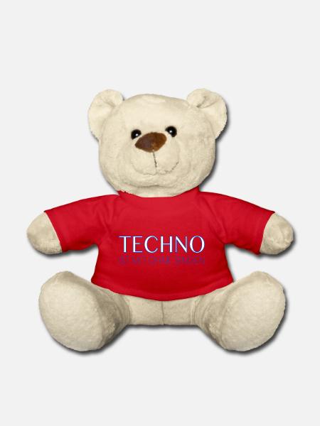 Techno ist mit ohne singen - Teddy - Rot