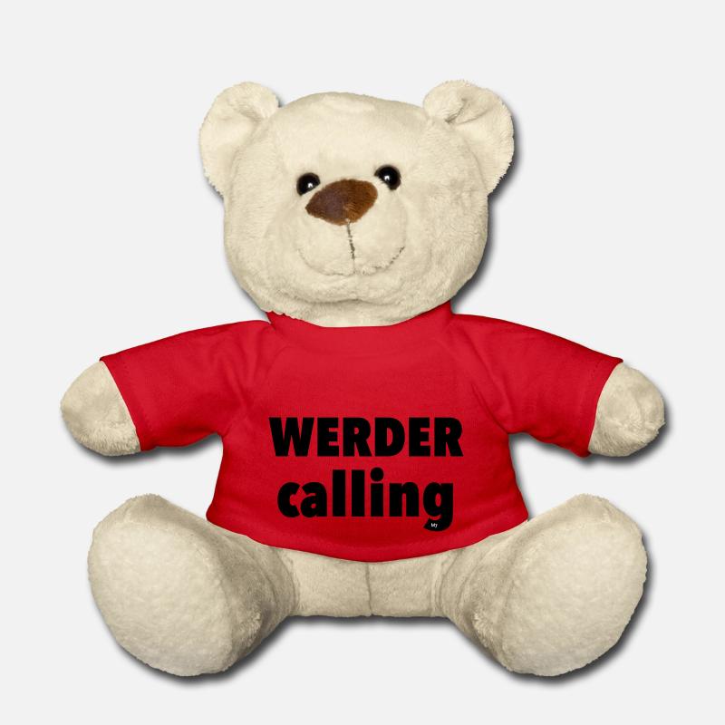 Bremen, Werder - Teddy Bear - red