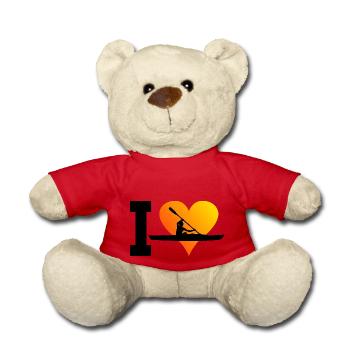 Kayak Hommes Canoë Kayak Kayak Femmes - Nounours - rouge - Devant