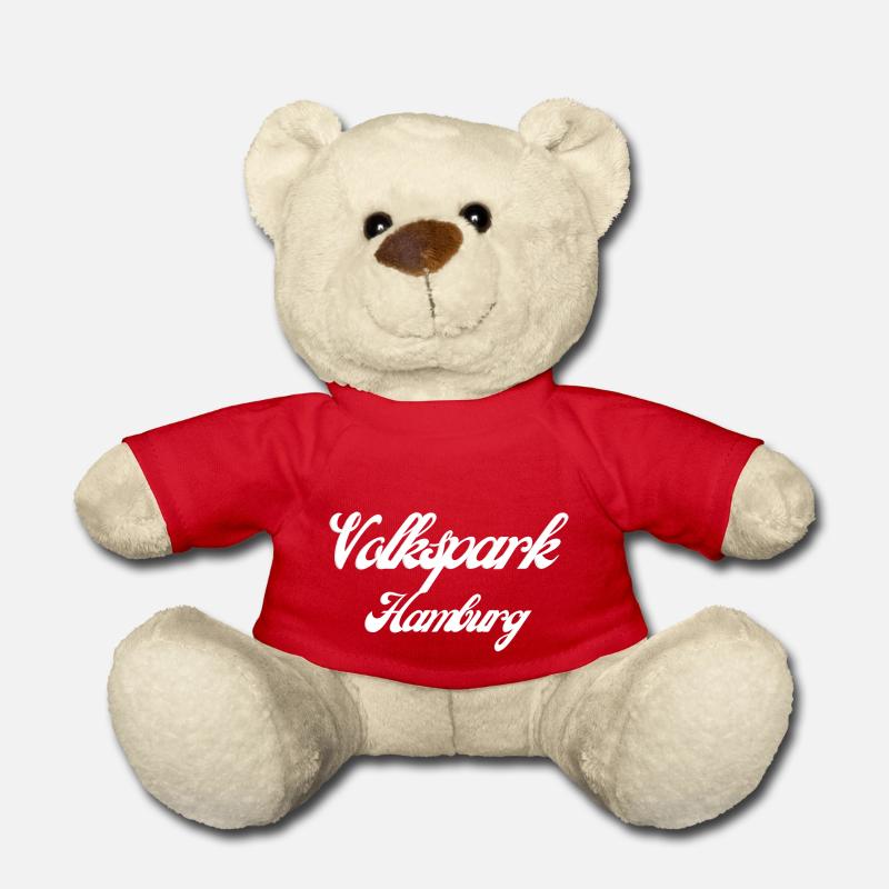 Volkspark Hamburg Weis - Teddy - Rot