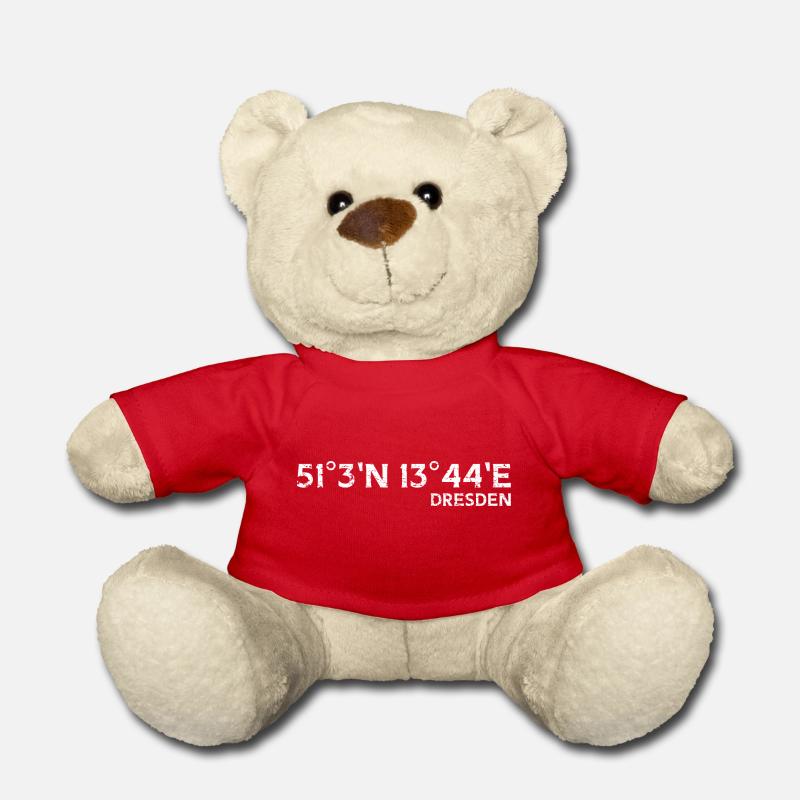 Coordonnées Souvenir de Dresde - Nounours - rouge