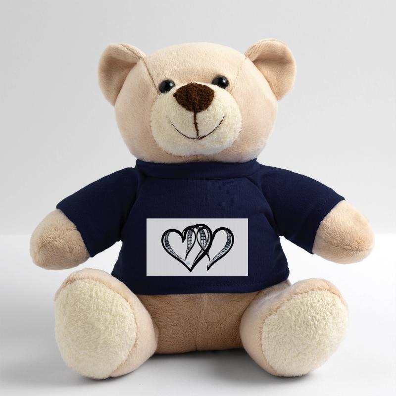 A double heart Teddy Bear