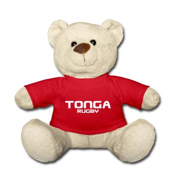 Tonga Rugby - Sport - Südsee - Polynesien - Teddy - Rot - Vorne
