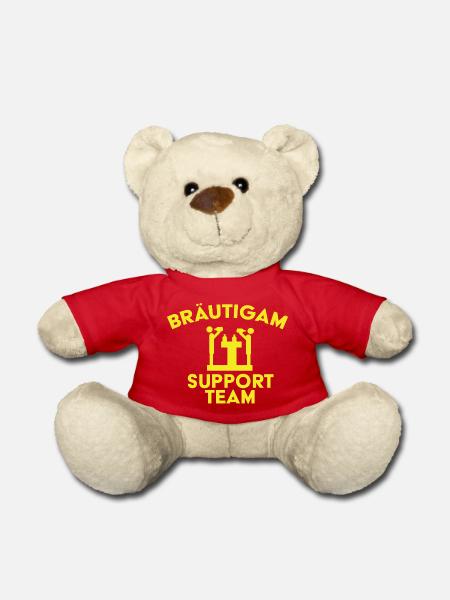Bräutigam Support Team - Teddy - Rot