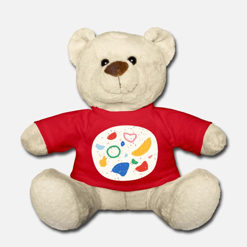 Big Climbing Holds - Teddy Bear - red