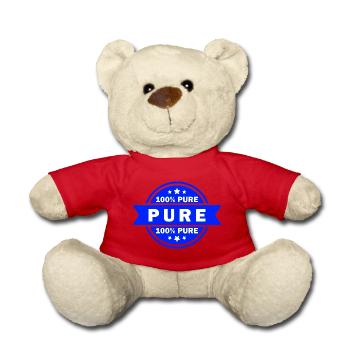 100% rein, Tugend der Keuschheit, Tugend der Keuschheit - Teddy - Rot - Vorne