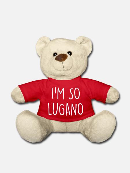 Lugano Switzerland Schweiz  - Teddy - Rot