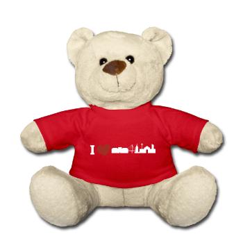 Mannheim Monnem Mannheimat - Teddy - Rot - Vorne