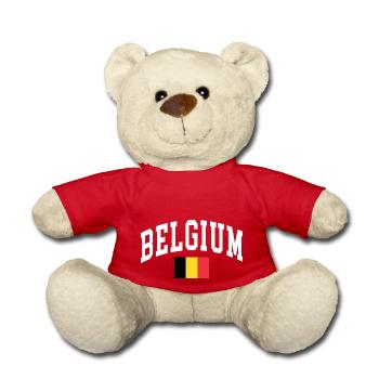 Belgique - Nounours - rouge - Devant