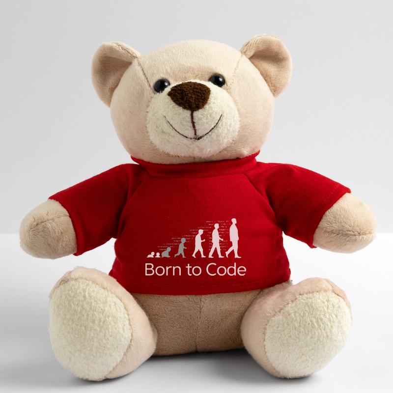 BORN TO CODE Teddy Bear