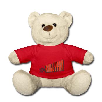 Rallyefan - rot schwarz - Teddy - Rot - Vorne