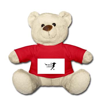 Soccer lifestyle - Teddy Bear - red - Front