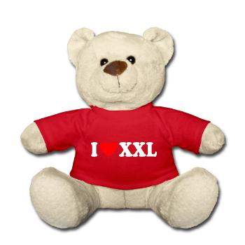 I love xxl - Teddy - Rot - Vorne