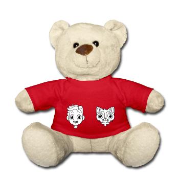 Haustier Katze - Teddy - Rot - Vorne