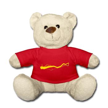 Iconic Data Viz: Minard 1812 - Gold / Bronze - Teddy - Rot - Vorne