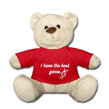 I have the best genes - Teddy Bear - red - Front