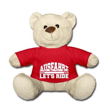 Ausfahrt 2024 Let's Ride Motorradfahrer - Teddy - Rot - Vorne