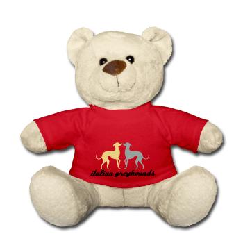 Petit lévrier italien (PLI) - Nounours - rouge - Devant
