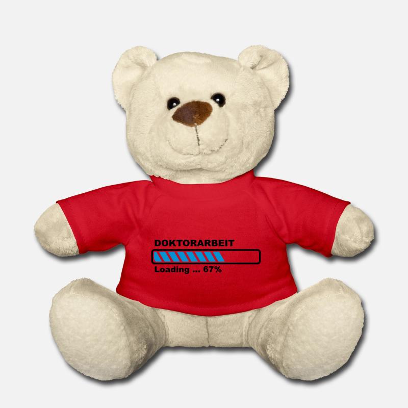 PhD thesis - Teddy Bear - red