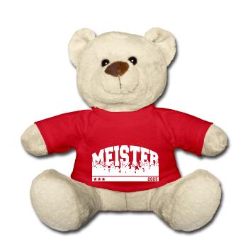 Meister 2025 - Teddy - Rot - Vorne