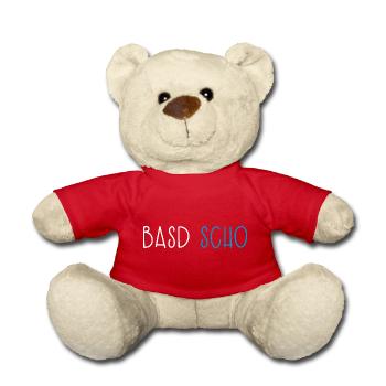 Basd Scho Bayern Dialekt Bayrisch - Teddy - Rot - Vorne