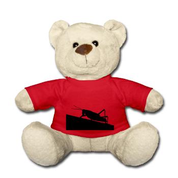 Heuschrecke - Teddy - Rot - Vorne