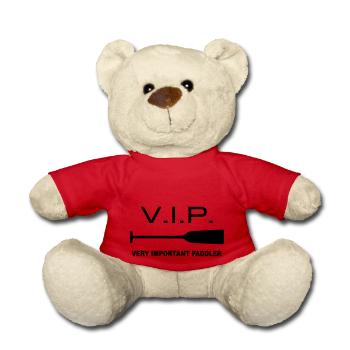 VIP Very Important 1c Dragon Boat pagayeurs Canoë - Nounours - rouge - Devant