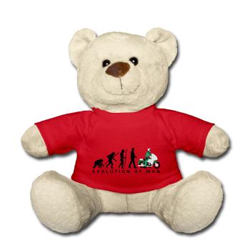 Evolution des Mannes Motorrad-Polizist 09 2016 - Teddy - Rot - Vorne