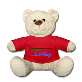 Loading - Teddy Bear - red - Front